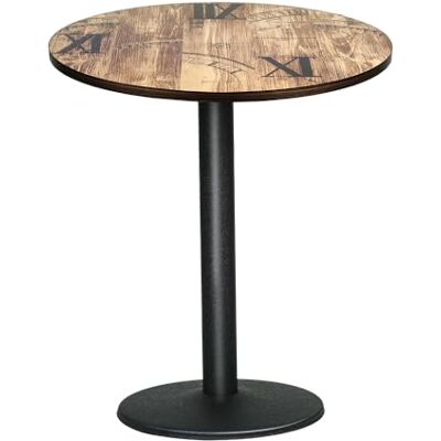LANTUS Table de Bar Ronde de bistrot de Bar d'appoint Table de Bistro Café Bar Salle à Manger Dîner Repas Restaurant Maison Intérieur -60 * 60 * 72cm (A) LANTUS Table de Bar Ronde de bistrot de Bar d'appoint Table de Bistro Café Bar Salle à Manger Dîner Repas Restaurant Maison Intérieur -60 * 60 * 72cm (A)