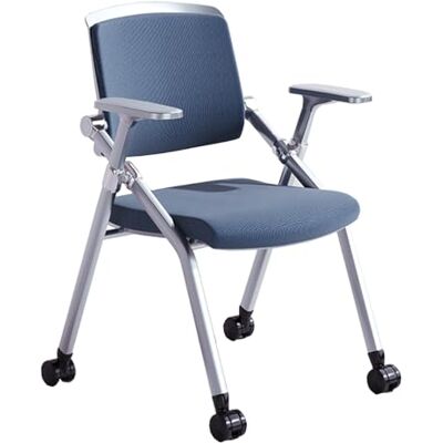 GIZNXBA Chaise D'ordinateur Pliante À Roulettes Chaise De Salle De Conférence Pliante Avec Dossier En Maille Fauteuil De Bureau Ergonomique Pour Le Personnel Siège Rembourré En Tissu(Gray C) GIZNXBA Chaise D'ordinateur Pliante À Roulettes Chaise De Salle De Conférence Pliante Avec Dossier En Maille Fauteuil De Bureau Ergonomique Pour Le Personnel Siège Rembourré En Tissu(Gray C)