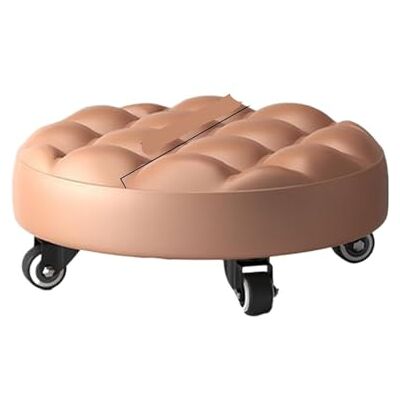 SBCGFY Chaise de pédicure multifonctionnelle basse hauteur tabouret roulant en cuir avec roulettes pour la maison, le bureau, le fitness (couleur 05 taille unique) SBCGFY Chaise de pédicure multifonctionnelle basse hauteur tabouret roulant en cuir avec roulettes pour la maison, le bureau, le fitness (couleur 05 taille unique)