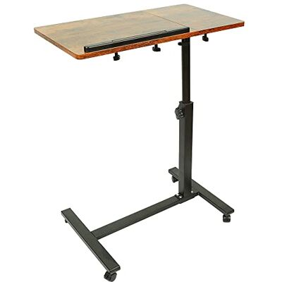 homewell Table d'Appoint Réglable en Hauteur et en Inclinaison, Table de Chevet en Forme de C, Style Industriel, pour Canapé ou Lit, 60 * 34.5 * 58-90cm (Jaune) homewell Table d'Appoint Réglable en Hauteur et en Inclinaison, Table de Chevet en Forme de C, Style Industriel, pour Canapé ou Lit, 60 * 34.5 * 58-90cm (Jaune)