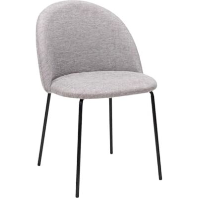 Kick Collection Chaise de salle à manger Noa Gris Moderne et de haute qualité Tissu structuré en Métal Disponible dans de nombreuses couleurs Kick Collection Chaise de salle à manger Noa Gris Moderne et de haute qualité Tissu structuré en Métal Disponible dans de nombreuses couleurs
