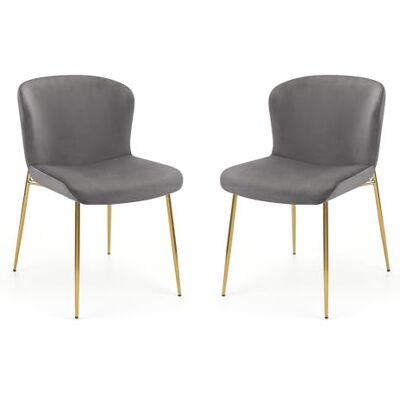 Julian Bowen set van 2 Harper eetkamerstoelen grijs Julian Bowen set van 2 Harper eetkamerstoelen grijs