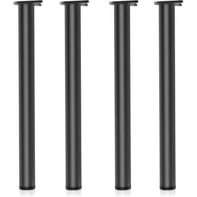 WilTec Lot de 4x Pied de table V1-60 x 60 x 710 mm/Ø 60 mm en Acier inoxydable couleur Noire Piètement Support de bureau Réglable pour Plan de travail Salle à manger WilTec Lot de 4x Pied de table V1-60 x 60 x 710 mm/Ø 60 mm en Acier inoxydable couleur Noire Piètement Support de bureau Réglable pour Plan de travail Salle à manger
