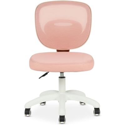 IDIMEX Chaise de Bureau Enfant Mayla Rose Réglable en Hauteur sans Accoudoirs, Assise Rembourrée Confortable, Dossier en Tissu Respirant IDIMEX Chaise de Bureau Enfant Mayla Rose Réglable en Hauteur sans Accoudoirs, Assise Rembourrée Confortable, Dossier en Tissu Respirant