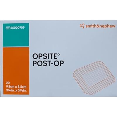 Smith & Nephew Opsite Post-Op 8,5x9,5cm Pansement Stérile Smith & Nephew Opsite Post-Op 8,5x9,5cm Pansement Stérile