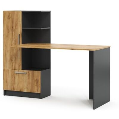 Vicco Bureau "Tomy", Anthracite/chêne doré, 150x59cm Vicco Bureau "Tomy", Anthracite/chêne doré, 150x59cm