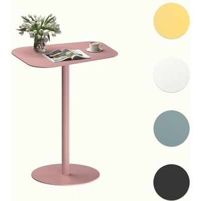 FLEXISPOT Table d’Appoint Moderne, Petite Table Ronde en Métal, Design Minimaliste pour Salon, Bureau ou Chambre – Hauteur Fixe, 4 Couleurs Élégantes, Rose poudré FLEXISPOT Table d’Appoint Moderne, Petite Table Ronde en Métal, Design Minimaliste pour Salon, Bureau ou Chambre – Hauteur Fixe, 4 Couleurs Élégantes, Rose poudré