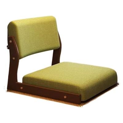 JingNian Chaise De Sol Portable Japonaise Tatami avec Dossier Inclinable, sans Jambes pour Méditation, Yoga, Lecture, Camping, Salon Ou Chambre(H) JingNian Chaise De Sol Portable Japonaise Tatami avec Dossier Inclinable, sans Jambes pour Méditation, Yoga, Lecture, Camping, Salon Ou Chambre(H)