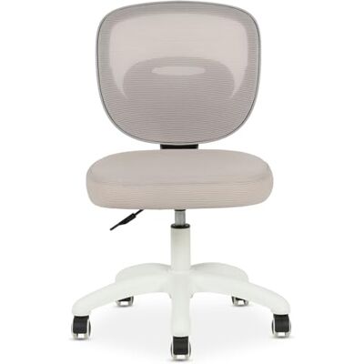 IDIMEX Chaise de Bureau Enfant Mayla Gris Réglable en Hauteur sans Accoudoirs, Assise Rembourrée Confortable, Dossier en Tissu Respirant IDIMEX Chaise de Bureau Enfant Mayla Gris Réglable en Hauteur sans Accoudoirs, Assise Rembourrée Confortable, Dossier en Tissu Respirant