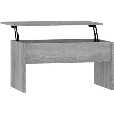 vidaXL Table Basse Table d'Appoint Bout de Canapé Meuble de Salon Salle de Séjour Intérieur Sonoma Gris 80x50,5x41,5 cm Bois d'Ingénierie vidaXL Table Basse Table d'Appoint Bout de Canapé Meuble de Salon Salle de Séjour Intérieur Sonoma Gris 80x50,5x41,5 cm Bois d'Ingénierie