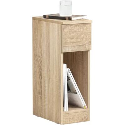 SoBuy FBT111-N Table de chevet avec tiroir, table d'appoint, commode de chevet, bout de canapé (1, Bois Naturel, 20x35x60 cm) SoBuy FBT111-N Table de chevet avec tiroir, table d'appoint, commode de chevet, bout de canapé (1, Bois Naturel, 20x35x60 cm)