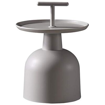 Krovedy organisateur de table de chevet, petite table basse, table d'appoint créative, table de balcon nordique, canapé d'angle, table ronde mobile (couleur : gris chaud, taille : 40 x 58 cm) (gris Krovedy organisateur de table de chevet, petite table basse, table d'appoint créative, table de balcon nordique, canapé d'angle, table ronde mobile (couleur : gris chaud, taille : 40 x 58 cm) (gris