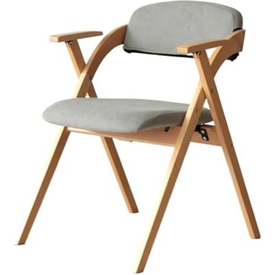 LPATEBCVU Chaise Pliante en Bois Accoudoir en Bois Massif Chaise Pliante Maison arrière de Salle à Manger Pliable Simple réunion Bureau empilable(52x60x77cm 4) LPATEBCVU Chaise Pliante en Bois Accoudoir en Bois Massif Chaise Pliante Maison arrière de Salle à Manger Pliable Simple réunion Bureau empilable(52x60x77cm 4)