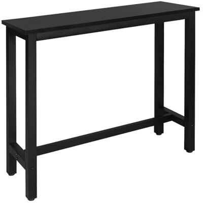 WOLTU BT17sz Table de Bar Bistrot 120x40x100cm Structure en Acier et Plateau en Panneaux de Parties, Noir WOLTU BT17sz Table de Bar Bistrot 120x40x100cm Structure en Acier et Plateau en Panneaux de Parties, Noir