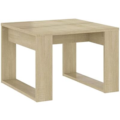 vidaXL Table d'Appoint, Table Basse avec Rangement, Bout de Canapé, Meuble de Salle de Séjour Salon, Moderne, Chêne Sonoma Bois d'Ingénierie vidaXL Table d'Appoint, Table Basse avec Rangement, Bout de Canapé, Meuble de Salle de Séjour Salon, Moderne, Chêne Sonoma Bois d'Ingénierie