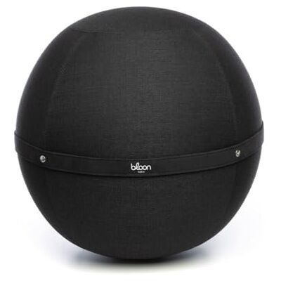 Bloon Paris Bloon Siège Ballon Bureau Ergonomique 55 cm Anti mal de dos, anti-dérapant, anti-tâches & ultra-résistant Fait à la main au Portugal Couleur Noir Bloon Paris Bloon Siège Ballon Bureau Ergonomique 55 cm Anti mal de dos, anti-dérapant, anti-tâches & ultra-résistant Fait à la main au Portugal Couleur Noir