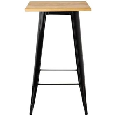 LANTUS Table de Bar Bois (MDF) pour Maison Pub, Cocktail à Manger pour Cuisine Restaurant Patio, métal Mange Debout Fer Design Industriel Haute Bistro,60 * 60 * 110cm-couleur Bois LANTUS Table de Bar Bois (MDF) pour Maison Pub, Cocktail à Manger pour Cuisine Restaurant Patio, métal Mange Debout Fer Design Industriel Haute Bistro,60 * 60 * 110cm-couleur Bois