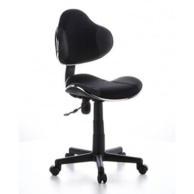 hjh OFFICE 634120 Chaise de bureau pour enfant KIDDY GTI-2 en tissu noir/gris ergonomique réglable en hauteur hjh OFFICE 634120 Chaise de bureau pour enfant KIDDY GTI-2 en tissu noir/gris ergonomique réglable en hauteur