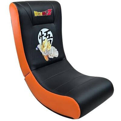 SUBSONIC Gaming-Schaukelstuhl Dragon Ball Ergonomique Schaukelstuhl mit offizieller Lizenz Kunstleder en noir et orange mit Stickereien Bequemer Stuhl für Wohnzimmer oder Schlafzimmer SUBSONIC Gaming-Schaukelstuhl Dragon Ball Ergonomique Schaukelstuhl mit offizieller Lizenz Kunstleder en noir et orange mit Stickereien Bequemer Stuhl für Wohnzimmer oder Schlafzimmer