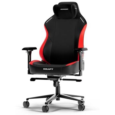 DXRacer CRAFT XL Chaise de jeu originale en cuir EPU noir et rouge DXRacer CRAFT XL Chaise de jeu originale en cuir EPU noir et rouge