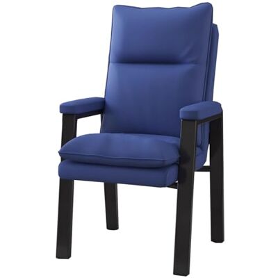 GIZNXBA Chaises De Salle De Conférence En Cuir Avec Accoudoirs Rembourrés Chaises De Salle À Manger Ergonomiques Chaise De Bureau Rembourrée Chaise D'appoint Robuste Pour La Réception(Blue A) GIZNXBA Chaises De Salle De Conférence En Cuir Avec Accoudoirs Rembourrés Chaises De Salle À Manger Ergonomiques Chaise De Bureau Rembourrée Chaise D'appoint Robuste Pour La Réception(Blue A)