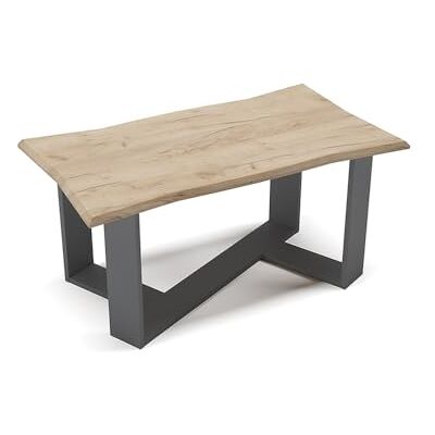 Vicco Table basse "Arne", Chêne de force doré, 90x50cm, pour une utilisation comme surface de rangement dans l’espace de vie Vicco Table basse "Arne", Chêne de force doré, 90x50cm, pour une utilisation comme surface de rangement dans l’espace de vie