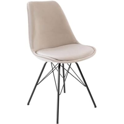 Kick Collection Chaise de salle à manger Velvet Velours Champagne Moderne et de haute qualité Tissu velours et métal Disponible dans de nombreuses couleurs Kick Collection Chaise de salle à manger Velvet Velours Champagne Moderne et de haute qualité Tissu velours et métal Disponible dans de nombreuses couleurs