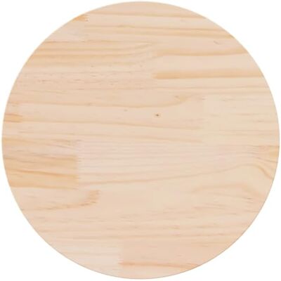 vidaXL Plateau de table, 70 cm de diamètre x 2,5 cm d’épaisseur, Bois massif de pin, Rond, Plateau de remplacement pour table à café ou à manger, Meuble intérieur vidaXL Plateau de table, 70 cm de diamètre x 2,5 cm d’épaisseur, Bois massif de pin, Rond, Plateau de remplacement pour table à café ou à manger, Meuble intérieur