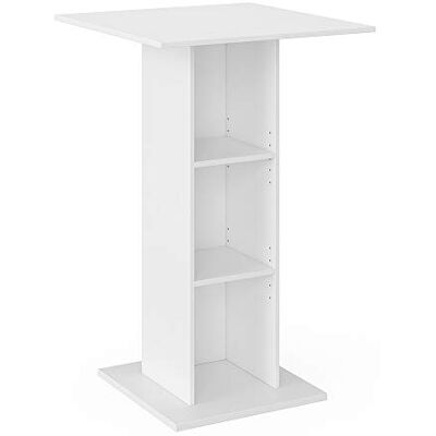 Vicco Table de bar "Rodeo", Blanc, 70x70cm Vicco Table de bar "Rodeo", Blanc, 70x70cm