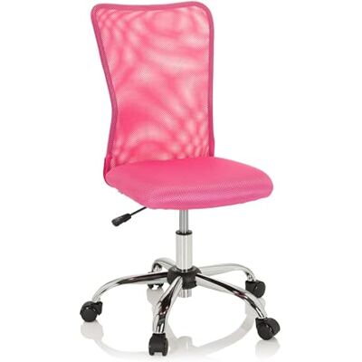 hjh OFFICE 691017 KIDDY NET I Chaise de bureau pour enfant en tissu et filet Rose hjh OFFICE 691017 KIDDY NET I Chaise de bureau pour enfant en tissu et filet Rose