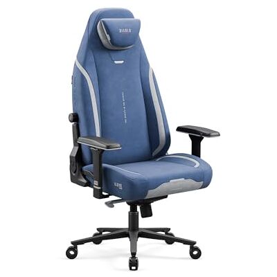Diablo X-Eye Prime Chaise Gaming Ergonomique en Tissu avec Refroidissement, Appui-Tête Magnétique Memory, Support Lombaire Réglable, Accoudoirs 4D et Base Métallique 140 kg Meta Ocean Diablo X-Eye Prime Chaise Gaming Ergonomique en Tissu avec Refroidissement, Appui-Tête Magnétique Memory, Support Lombaire Réglable, Accoudoirs 4D et Base Métallique 140 kg Meta Ocean
