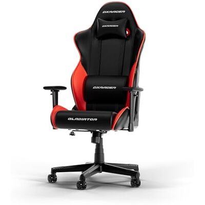 DXRacer GLADIATOR L Noir & Rouge PVC Cuir L'original du Chaise Gaming DXRacer GLADIATOR L Noir & Rouge PVC Cuir L'original du Chaise Gaming