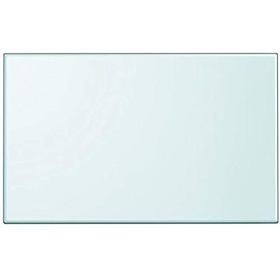 vidaXL Dessus de table rectangulaire pour table à manger verre trempé 1000x620mm vidaXL Dessus de table rectangulaire pour table à manger verre trempé 1000x620mm