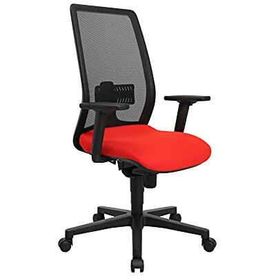 Topstar FurnLAB T240 Fauteuil pivotant avec accoudoirs réglables en hauteur Rouge/noir Topstar FurnLAB T240 Fauteuil pivotant avec accoudoirs réglables en hauteur Rouge/noir
