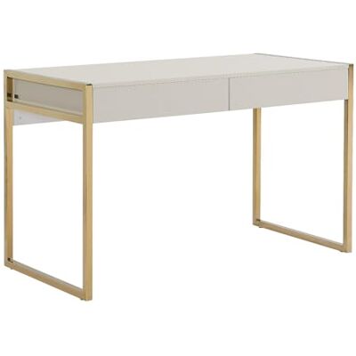 Unique Bureau Mason -L 120cm x l 60cm x H 75cm- bois beige Unique Bureau Mason -L 120cm x l 60cm x H 75cm- bois beige