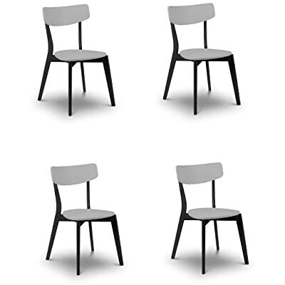 Julian Bowen set van 4 Casa eetkamerstoelen grijs Julian Bowen set van 4 Casa eetkamerstoelen grijs