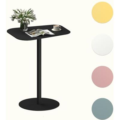 FLEXISPOT Table d'appoint pour canapé, chambre à coucher, salon, bureau, table basse pour petits espaces, en acier, 50 x 38 x 65 cm, noir FLEXISPOT Table d'appoint pour canapé, chambre à coucher, salon, bureau, table basse pour petits espaces, en acier, 50 x 38 x 65 cm, noir