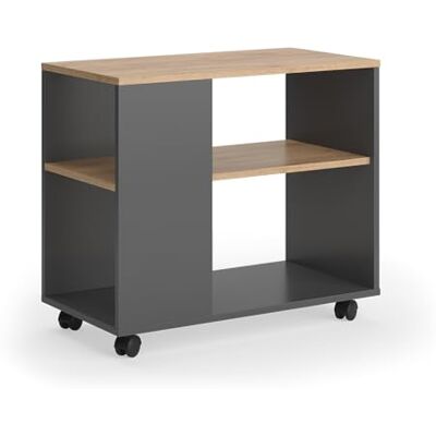 Vicco Table basse "Marian", Chêne doré/anthracite, 70x36.6cm Vicco Table basse "Marian", Chêne doré/anthracite, 70x36.6cm