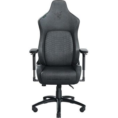 Razer Iskur Chaise de Jeu Premium avec Support Lombaire intégré (Chaise de Bureau, Similicuir Multicouche, Rembourrage en Mousse, Coussin pour la tête) Fabric Razer Iskur Chaise de Jeu Premium avec Support Lombaire intégré (Chaise de Bureau, Similicuir Multicouche, Rembourrage en Mousse, Coussin pour la tête) Fabric