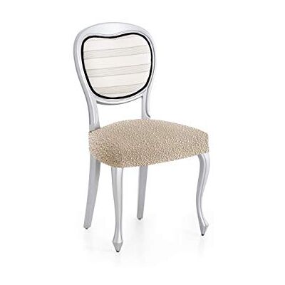 Eysa 3D Housse de Chaise Super bielástique, Pack 2, Couleur 1, Beige, 45 Eysa 3D Housse de Chaise Super bielástique, Pack 2, Couleur 1, Beige, 45