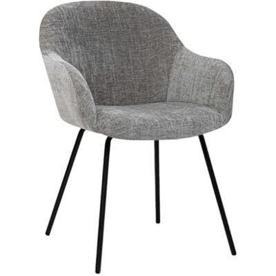 Kick Collection Chaise de salle à manger Arda Gris Moderne et de haute qualité Tissu structuré en Métal Disponible dans de nombreuses couleurs Kick Collection Chaise de salle à manger Arda Gris Moderne et de haute qualité Tissu structuré en Métal Disponible dans de nombreuses couleurs