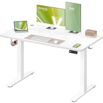 VASAGLE Bureau Assis Debout Électrique, 120 x 60 x (72-120) cm VASAGLE Bureau Assis Debout Électrique, 120 x 60 x (72-120) cm