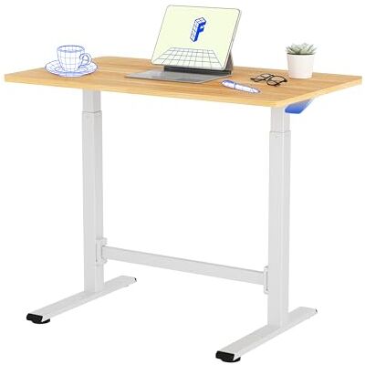 FLEXISPOT Table Ordinateur Portable H7 Plus 100 x 60 cm– Bureau Réglable en Hauteur avec Plateau Inclinable, Table de Lit Mobile pour Canapé, Lecture ou Travail (Érable) FLEXISPOT Table Ordinateur Portable H7 Plus 100 x 60 cm– Bureau Réglable en Hauteur avec Plateau Inclinable, Table de Lit Mobile pour Canapé, Lecture ou Travail (Érable)