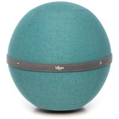 Bloon Paris Bloon Siège Ballon Bureau Ergonomique 65 cm Anti mal de dos, anti-dérapant, anti-tâches & ultra-résistant Fait à la main au Portugal Couleur Lagon Bloon Paris Bloon Siège Ballon Bureau Ergonomique 65 cm Anti mal de dos, anti-dérapant, anti-tâches & ultra-résistant Fait à la main au Portugal Couleur Lagon