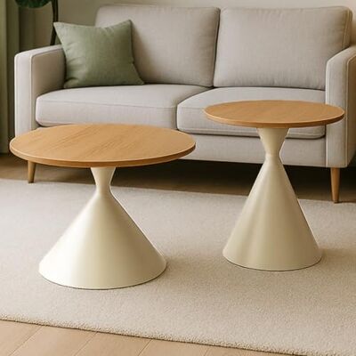 Milton Set de Table Basse Soria Bois Milton Set de Table Basse Soria Bois
