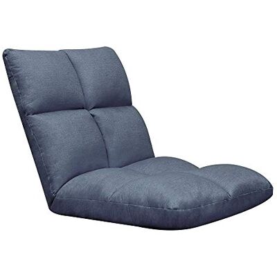 HHTTXXYY Chaise de sol portable, chaise de sol pliable, amovible et lavable, canapé paresseux réglable à plusieurs niveaux, chaise de sol pliante avec dossier pour baie vitrée (couleur HHTTXXYY Chaise de sol portable, chaise de sol pliable, amovible et lavable, canapé paresseux réglable à plusieurs niveaux, chaise de sol pliante avec dossier pour baie vitrée (couleur
