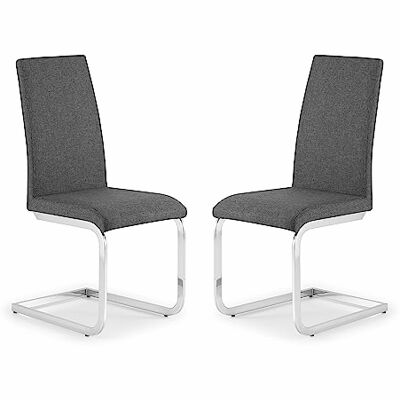 Julian Bowen set van 2 Roma-sledestoelen Julian Bowen set van 2 Roma-sledestoelen