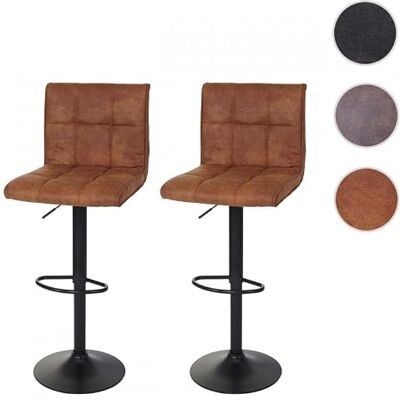 Tabouret de Bar MENDLER HWC-B13 Gris Foncé - Siège de Bar & Comptoir Tabouret de Bar MENDLER HWC-B13 Gris Foncé - Siège de Bar & Comptoir