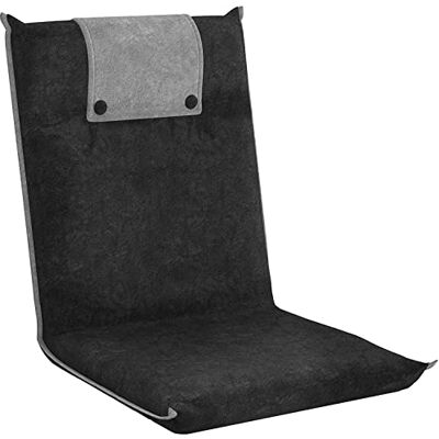 bonVIVO Easy II Fauteuil de Sol Rembourré pour Adultes et Enfants avec Dossier Réglable Chaise de Sol Pliable, Siège Méditation, Yoga bonVIVO Easy II Fauteuil de Sol Rembourré pour Adultes et Enfants avec Dossier Réglable Chaise de Sol Pliable, Siège Méditation, Yoga