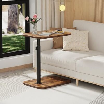 LANTUS Bureau d'angle Réversible, Bureau Gaming, Table Ordinateur avec Support d'écran pour Chambre Domicile Maison, 40 x 30 x 80 cm Forme en C Bois flammé LANTUS Bureau d'angle Réversible, Bureau Gaming, Table Ordinateur avec Support d'écran pour Chambre Domicile Maison, 40 x 30 x 80 cm Forme en C Bois flammé
